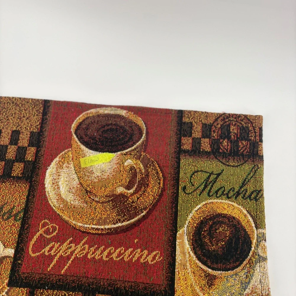 Coffee Cup Espresso Cappuccino Mocha Tapestry Table Placemat‎ Kitchen Decor